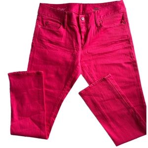 Lilly Pulitzer Worth Straight Jean Hot Pink size 10